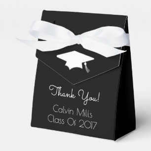 Klass av 2017 Studenten-favoritboxar (svart) Presentaskar