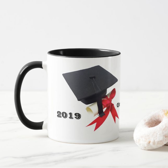 Klass av 2019 års kaffedagskredit Mugg av Janz (Med munk)
