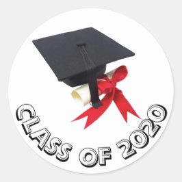Klass av 2020 års tak och diplomatmärke av Janz Runt Klistermärke