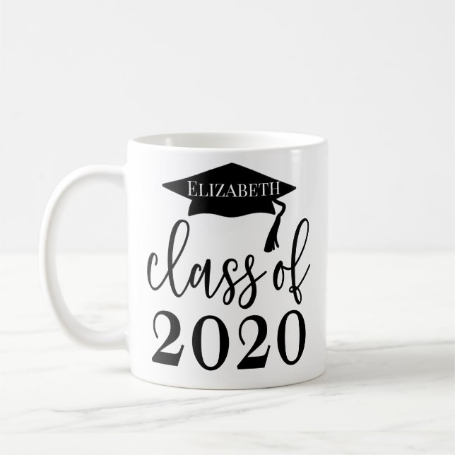 Klass av 2020-Personligen Keepsaki Kaffemugg (Vänster)