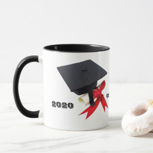 Klass av 2020 Studenten Dag Kaffe Mugg från Janz