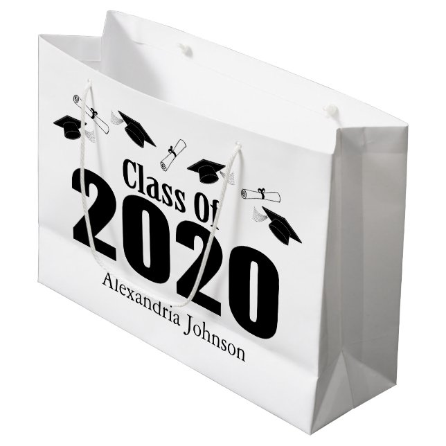 Klass av 2020-Studenten-gåsbagge (svarta kranar) (Framsidan Vinklad)