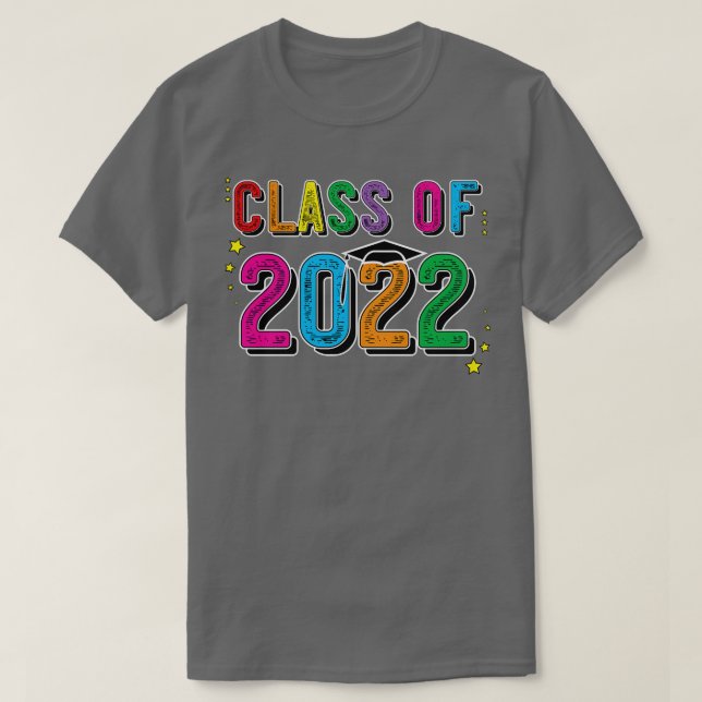 Klass av 2022 års högre Studenten T Shirt (Design framsida)