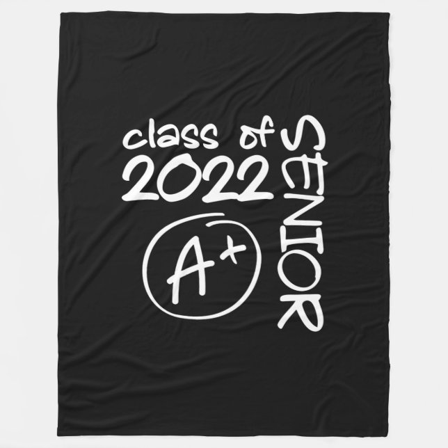 Klass av 2022 års ledande befattning A+ Studenten Fleecefilt (Framsidan)