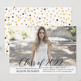 Klass av 2022-elegantens kalligrafi-studenten-foto inbjudningar