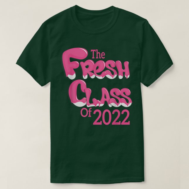 Klass av 2022 Framtida Senior Fresh 90's TV Stil G T Shirt (Design framsida)