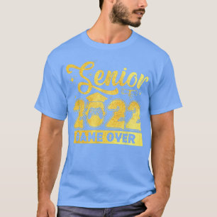 Klass av 2022: Senior Video Game over School Gamer T Shirt