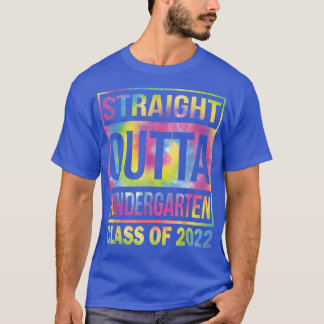 Klass av 2022 studenten Rak Outta Tie Dye Ki T Shirt