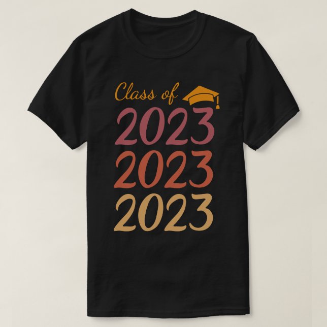 Klass av 2023 års äldre utformning 2023 t shirt (Design framsida)
