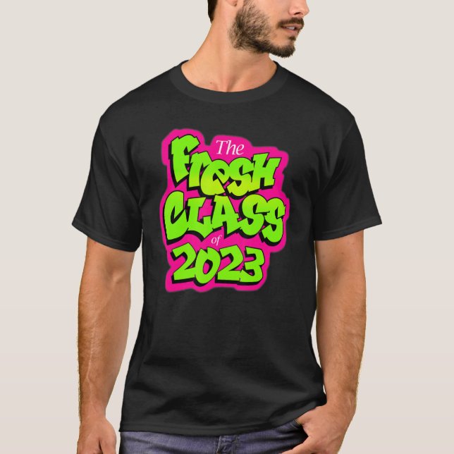 Klass av 2023 års pensionärsfärd 90-tal Retro Tv S T Shirt (Framsida)