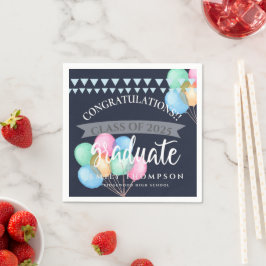 Klass av 2023 Firande-Studentfesten för ballonger Pappersservett