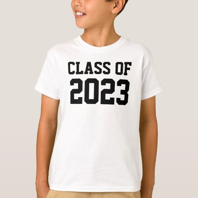 Klass av 2023 ringskjorta t-shirt (Framsida)