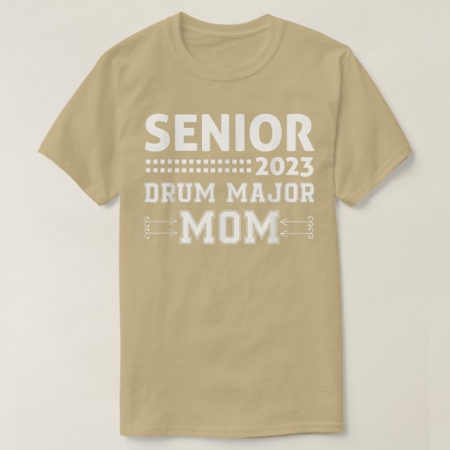 Klass av 2023 Senior Drum Major Matching Family Mo T Shirt (Design framsida)