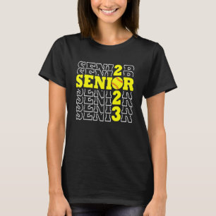 Klass av 2023 Softball Senior Tillbaka till Scho T Shirt