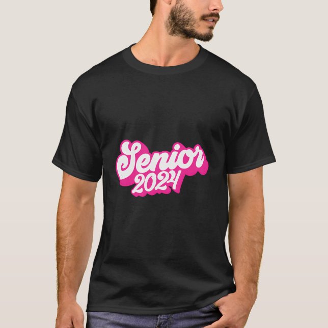 Klass av 2024 års högre befattning 2024 Studenten  T Shirt (Framsida)