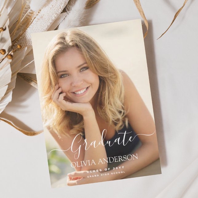 Klass av 2024 års meddelande från Photo Studenten Inbjudningar (Skapare uppladdad)