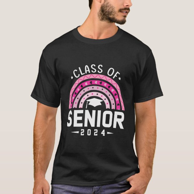 Klass av 2024 Högre Pride i Student, högre nivå Y T Shirt (Framsida)