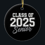 Klass av 2025 års högre Back to school 2025-Vintag Julgransprydnad Keramik<br><div class="desc">Klass av 2025 års högre Back to school 2025-Vintage</div>