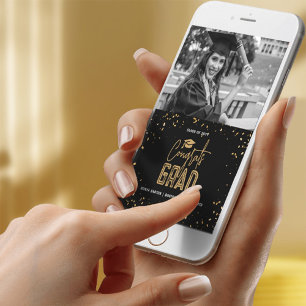 Klass av 2025 års meddelande från Photo Studenten Inbjudningar