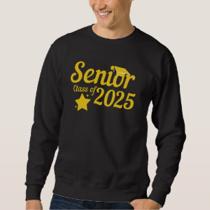 Klass av 2025 års pensionsålder Studenten 2025 Til Lång Ärmad Tröja