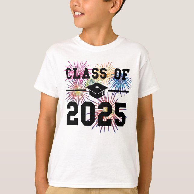 Klass av 2025 års pensionsålder t shirt (Framsida)