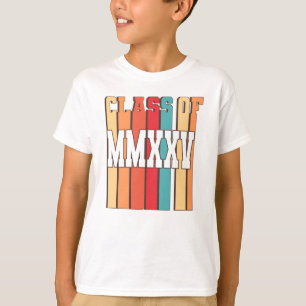 Klass av 2025 års Studenten, MMXXV Diplom Retro T Shirt
