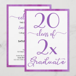 Klass av 2025 års Studentfest med våld Inbjudningar