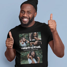 Klass av 2025 Grattis Student Photo T Shirt