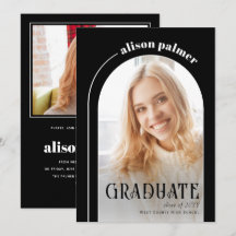 Klass av 2025 STUDENT-ljusbildsinbjudan