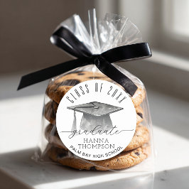 Klass av 2025 Studenten-favoritmärke Runt Klistermärke