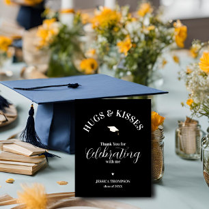 Klass av 2025 Tack Hugs & Kisses Studenten Tilläggskort