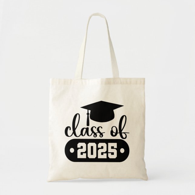 Klass av 2025 Tote Bag Tygkasse (Framsidan)