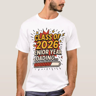 Klass av 2026 års högre inläsning t shirt