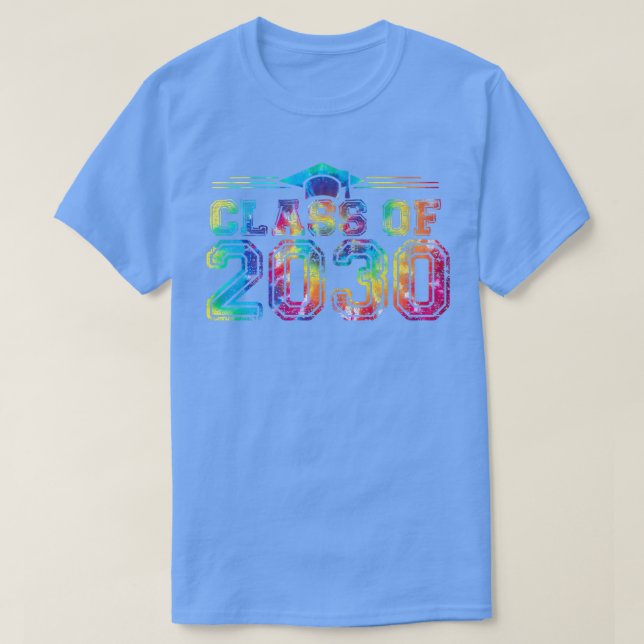 Klass av 2030 års tillväxt med mig Lycklig första  T Shirt (Design framsida)