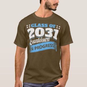 Klass av 2031 Countdown Funny Student Student Gra T Shirt