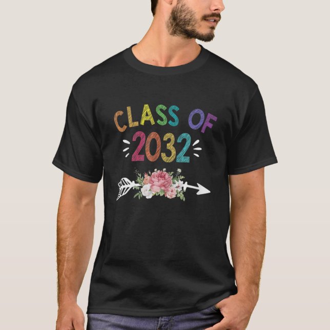 Klass av 2032 års tillväxt med mig t shirt (Framsida)
