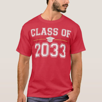 Klass av 2033 års tillväxt med T-Shir i huvudskola T Shirt