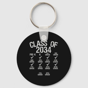 Klass av 2034 års tillväxt med mig Studenten 6e Kl Nyckelring