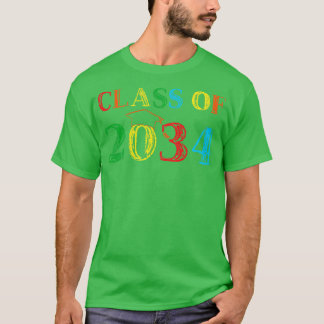 Klass av 2034 års tillväxt med mig Studenten IV T Shirt