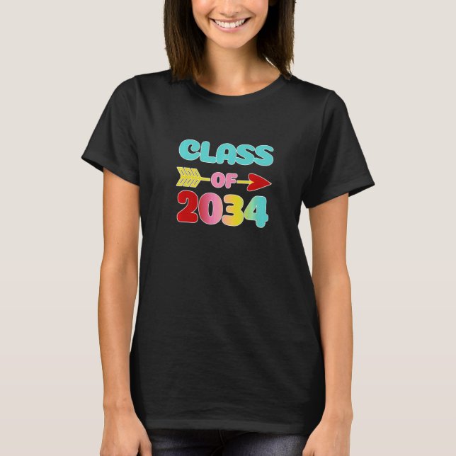 Klass av 2034 före K Sten tillbaka till skolan T Shirt (Framsida)