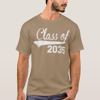 Klass av 2035 för tillväxt med förkolesterexamen i t shirt