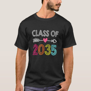 Klass av 2035 förK till 12 handavtryck på bakväxel T Shirt
