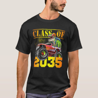 Klass av 2035 t Rex Dinosaur Monster Lastbil före  Shirt