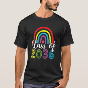 Klass av 2036 års tillväxt med mig Kindergarten Gr T Shirt