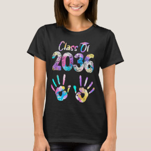 Klass av 2036 års tillväxt med mig Studenten först T Shirt