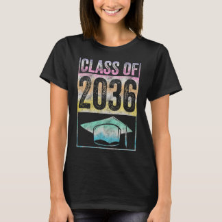 Klass av 2036 års tillväxt med mig Studenten först T Shirt