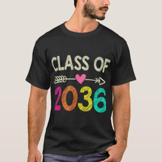 Klass av 2036 Shirt Pre-K Student Preschool Gradu T Shirt