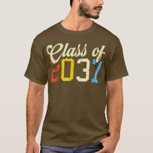Klass av 2037: Retro PreK Kindergarten Preschool S T Shirt