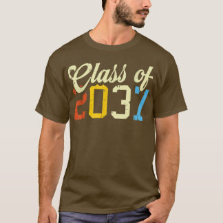 Klass av 2037: Retro PreK Kindergarten Preschool S T Shirt