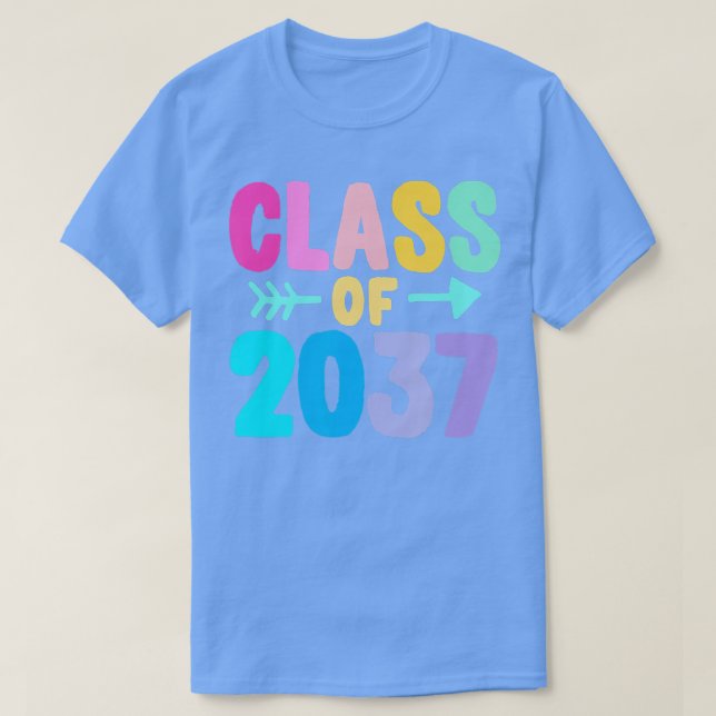 Klass av 2037 Studenten med mig T Shirt (Design framsida)